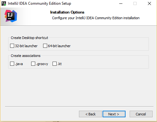 installation options intellij